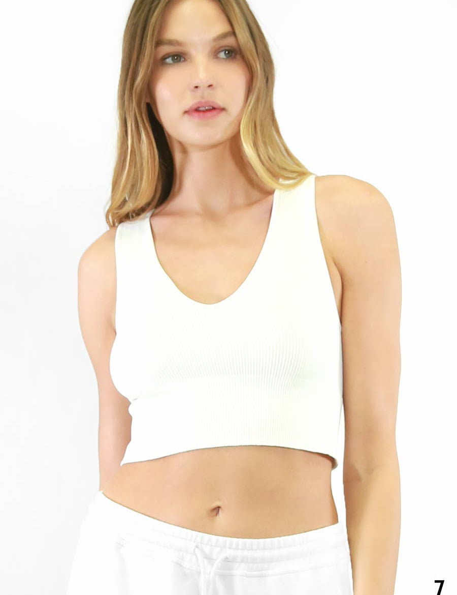 NIKIBIKI Plunge V-Neck Crop Top