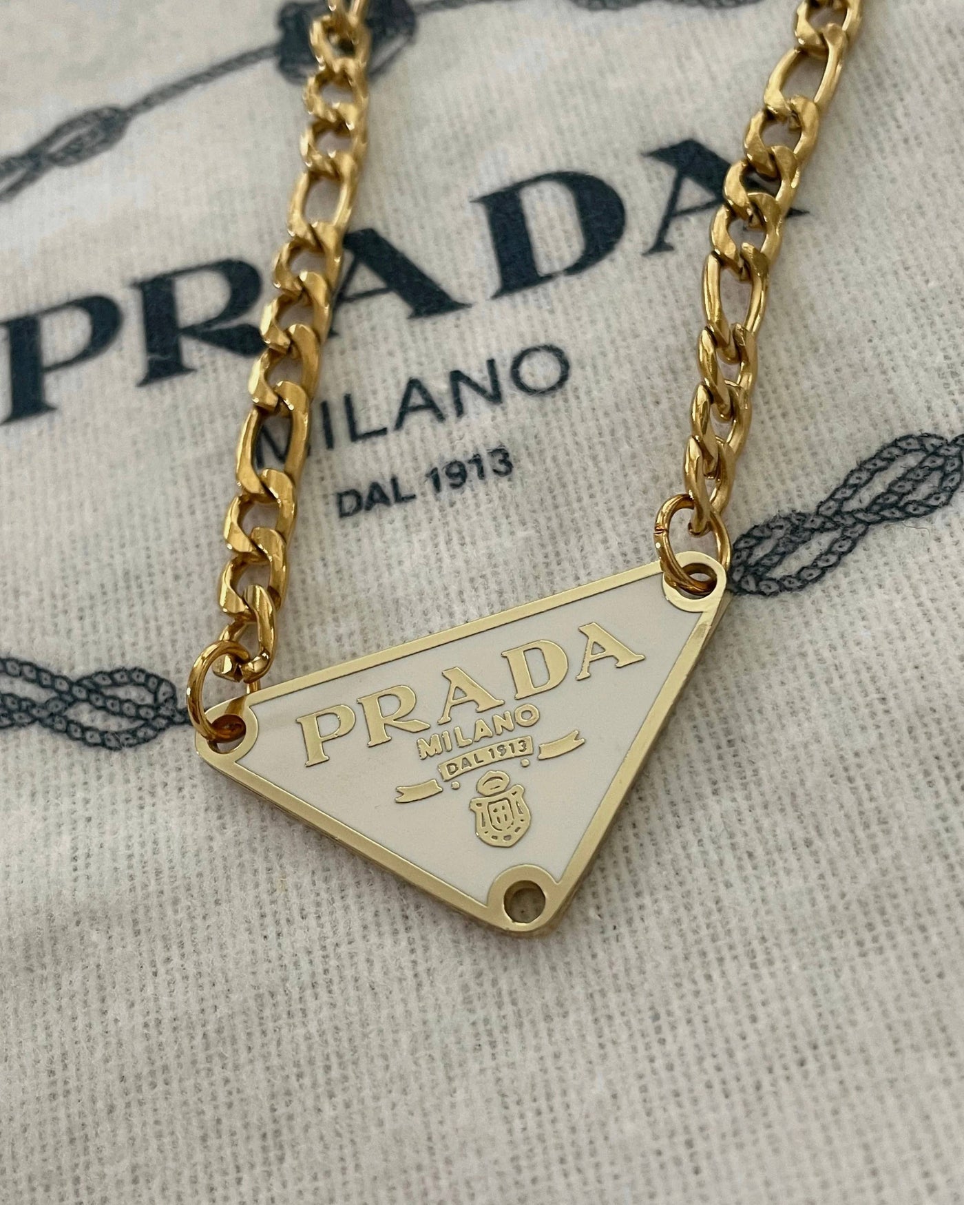 The Repurposed Vintage Prada Necklace