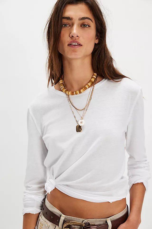FREE PEOPLE The Nova Tee Longsleeve