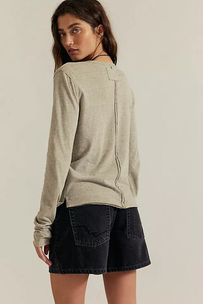 FREE PEOPLE The Nova Longsleeve Tee