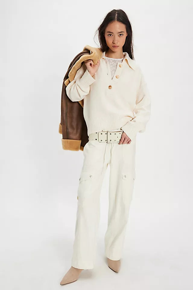 FREE PEOPLE The Trading Up Polo