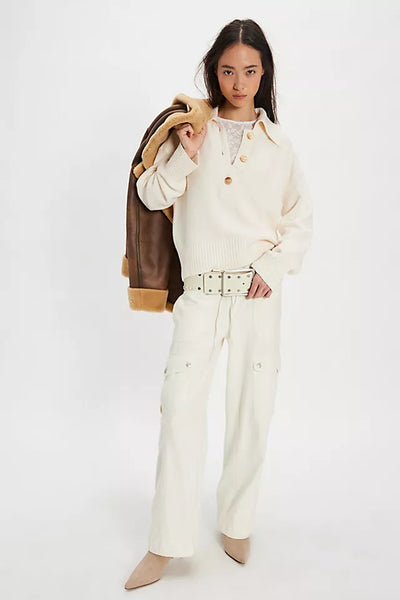 FREE PEOPLE The Trading Up Polo