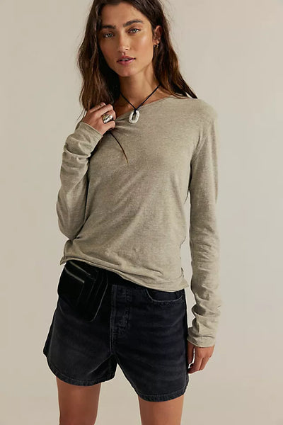 FREE PEOPLE The Nova Longsleeve Tee