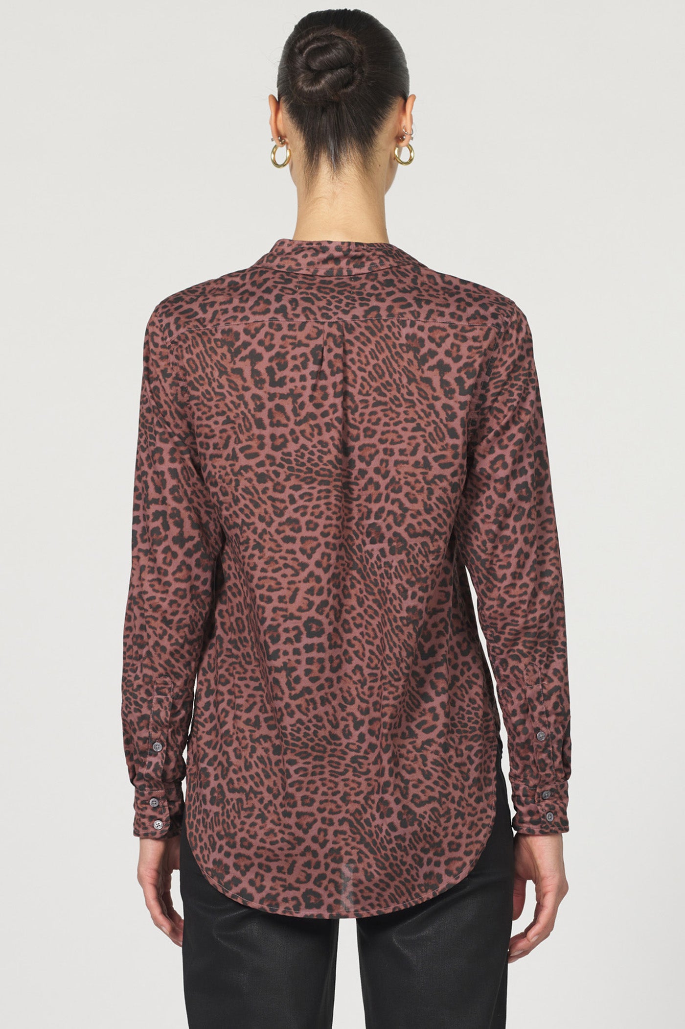 DEAR JOHN The Lolita Button Down Top Leopard