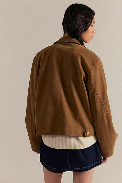 FREE PEOPLE The Blair Faux Suede Jacket