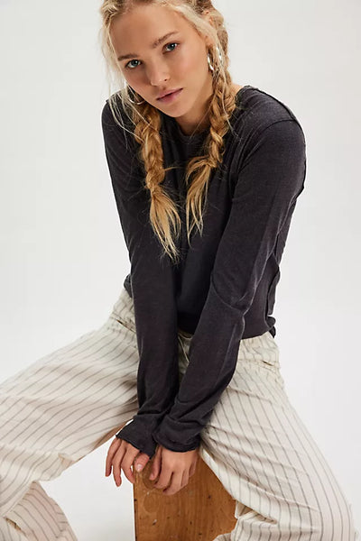 FREE PEOPLE The Nova Longsleeve Tee