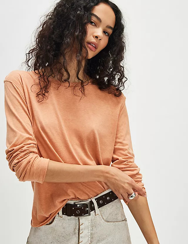 FREE PEOPLE The Nova Longsleeve Tee